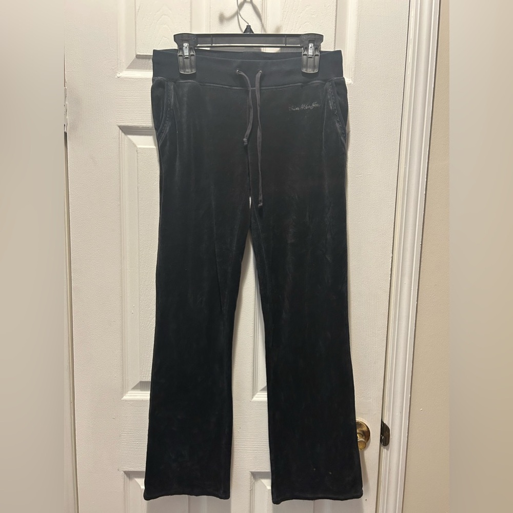 Velour Calvin Klein wide leg pants